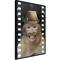 Arkiio Affisch Monkey In Hat [Poster] 40x60 Poster